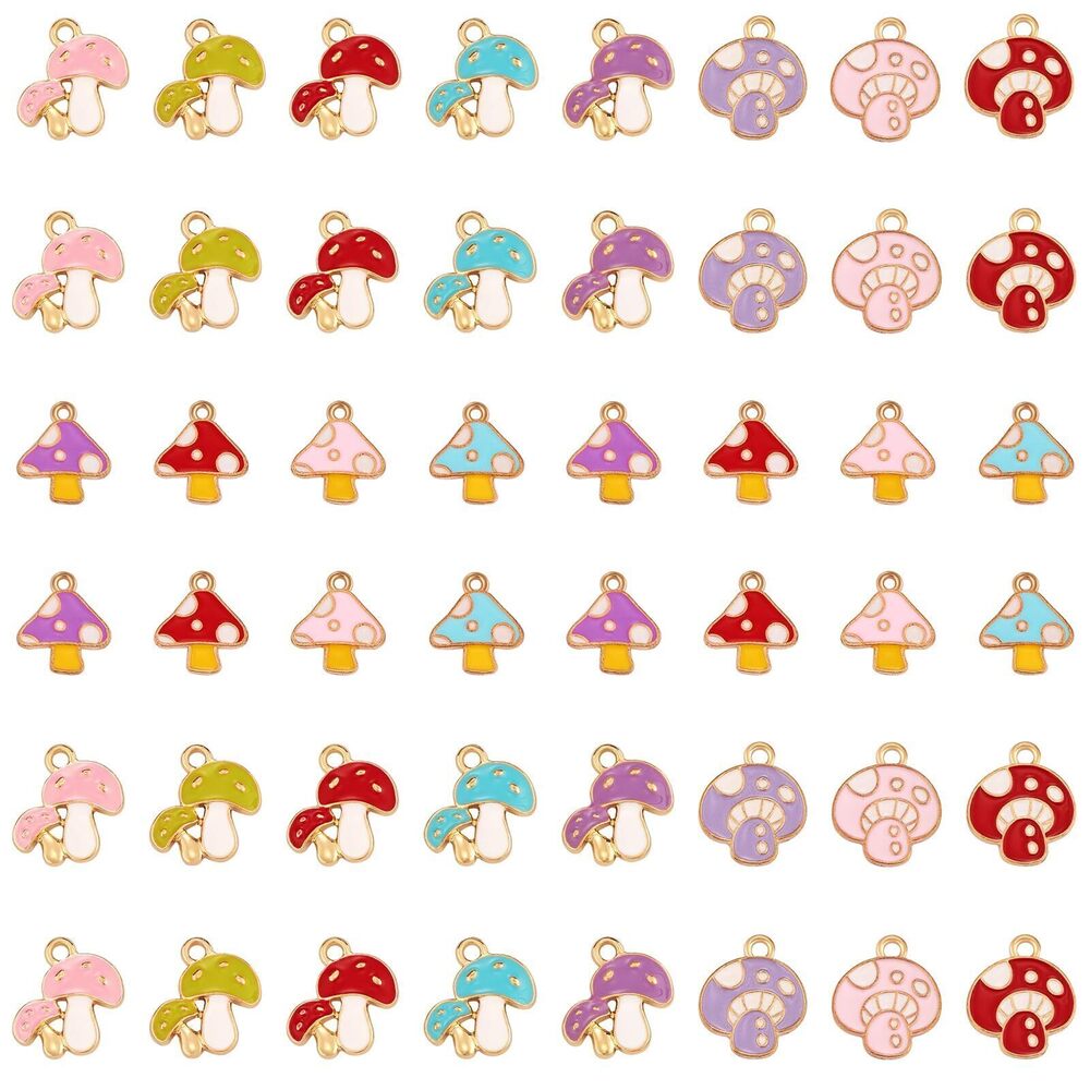3325 48Pcs Animal Enamel Charms for Jewelry Making Bulk Giraffe Pendant